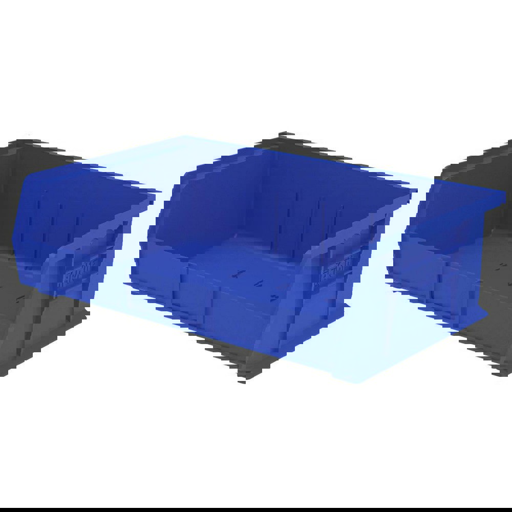 Plastic Hopper Stacking Bin: Blue